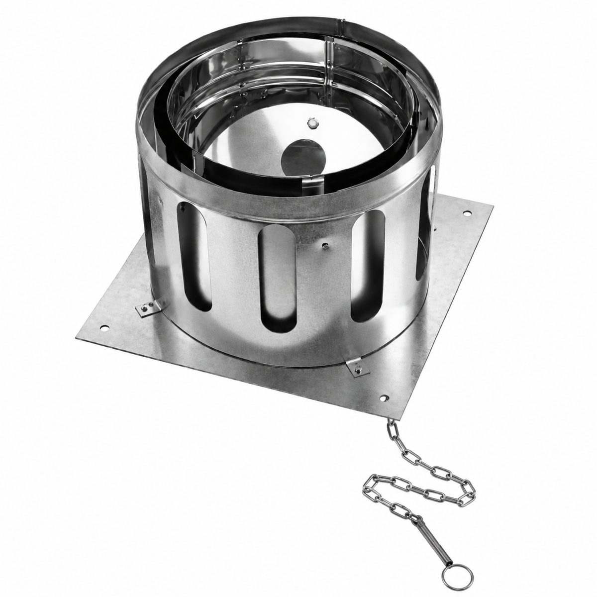 DuraVent 8DCA-APD 8" DuraChimney II Chimney Anchor Plate with Damper