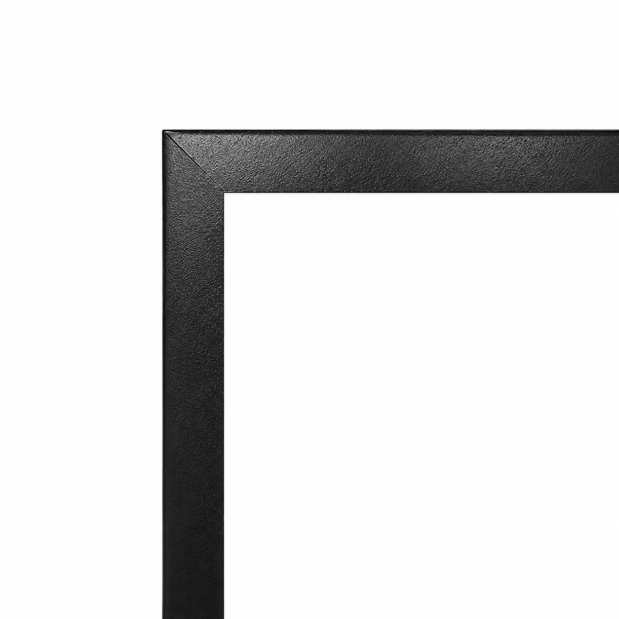 Empire DF60T2LBLX Textured Black 1.5-in. Beveled Frame