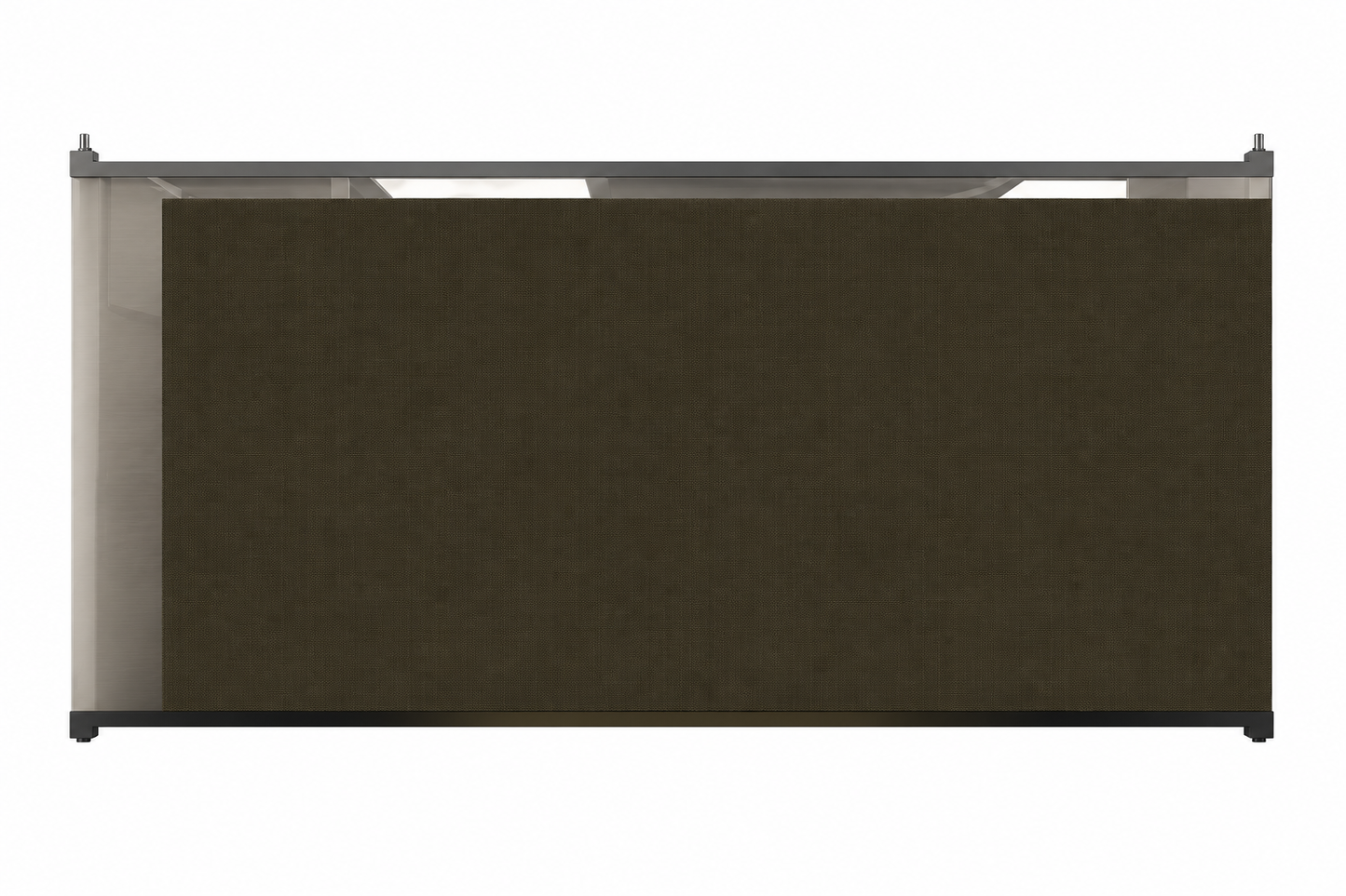Empire EFGLASS Black Single Glass Door Panel for 39" Nexfire Electric Fireplace