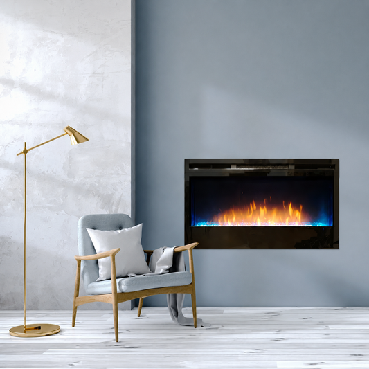 Empire Nexfire 34" Contemporary Linear Electric Fireplace EBL34