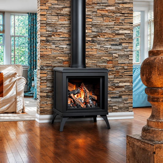 Kingsman FDV200S 23" Freestanding Direct Vent Gas Heating Stove
