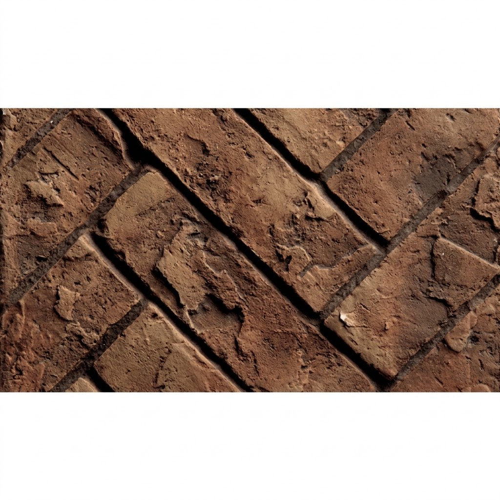 Kingsman HB42RLH 3-Piece Herringbone Refractory Fiber Brick Liner for HB4224/HB4228 Direct Vent Fireplace