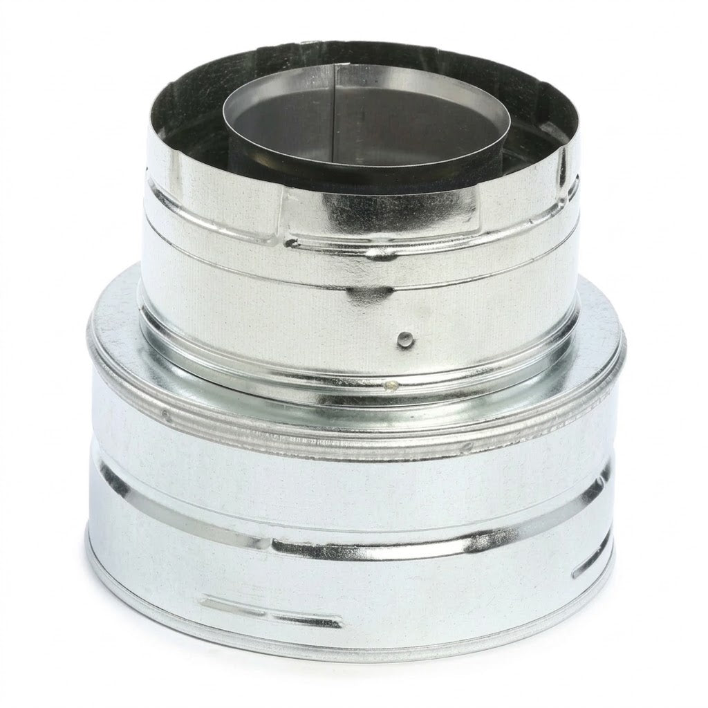 Kingsman PVA4635 DuraVent Power Vent Flue 4x6-5/8" to 3/5" Reducer Adapter
