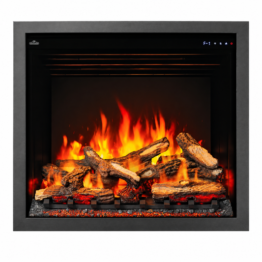 Napoleon NEFB36H-MF Elevation 36" Built-in Electric Fireplace with Oak Logs and Remote Control