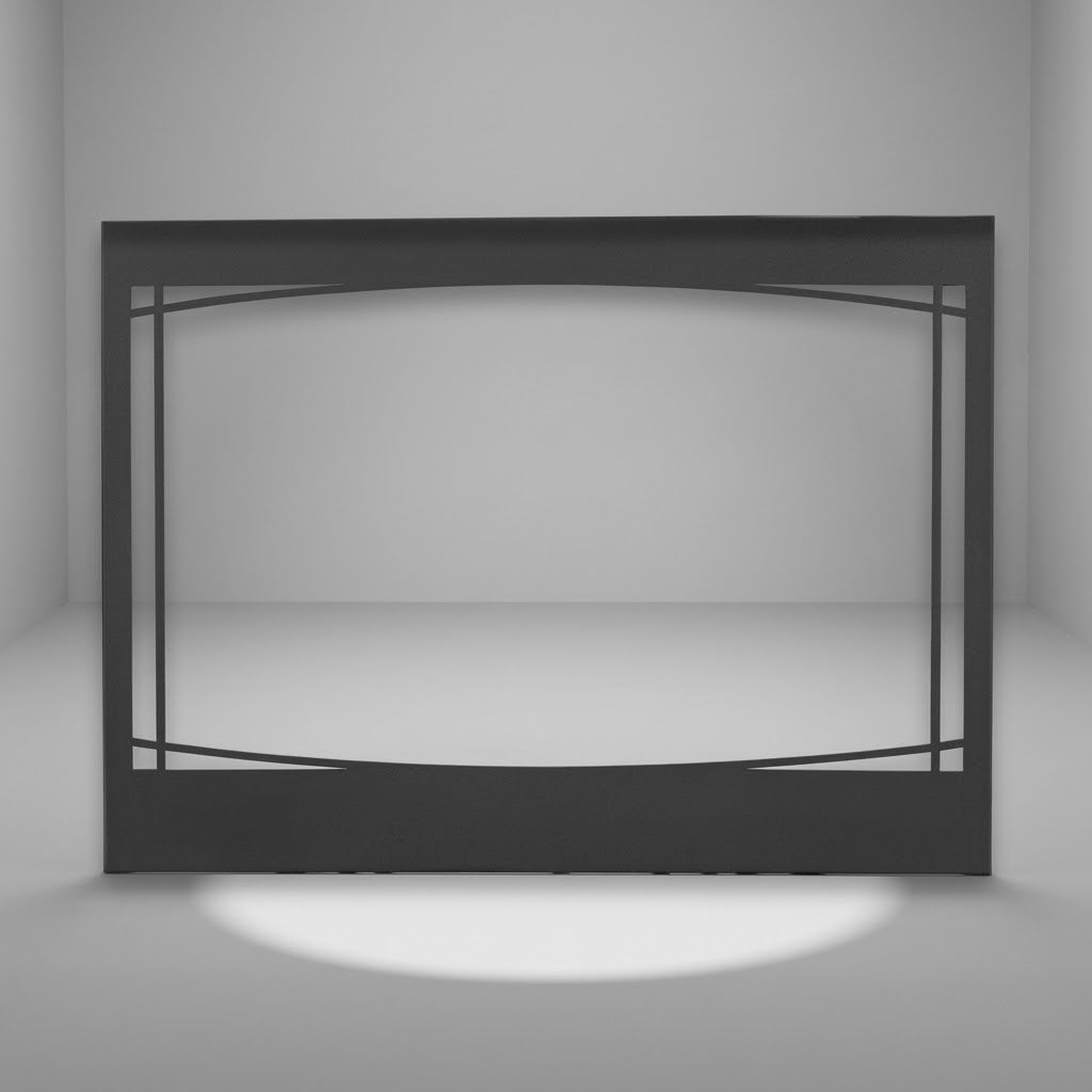 Napoleon Z42F Black Zen Design Decorative Front for 42" Ascent Fireplace