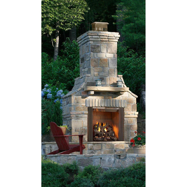 Majestic Castlewood Outdoor Traditional 42" Wood Burning Fireplace