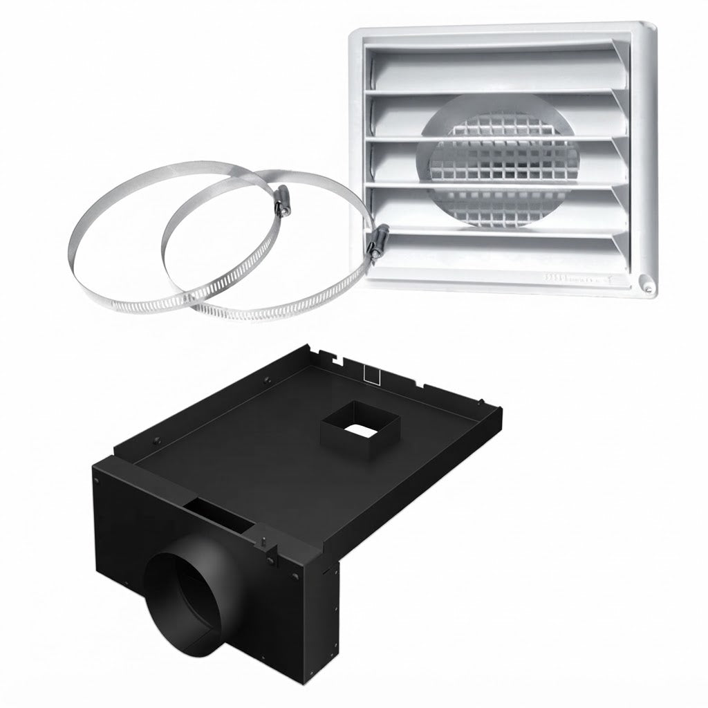 Osburn Fresh Air AC01211 Intake Kit for Wood Stove on Legs