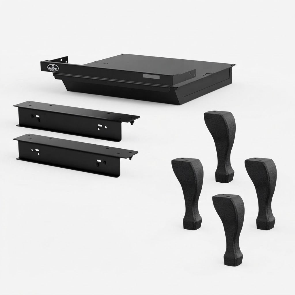 Osburn OA10226 Black Cast Iron Traditional Legs With Ash Drawer for 2000 Wood Stove
