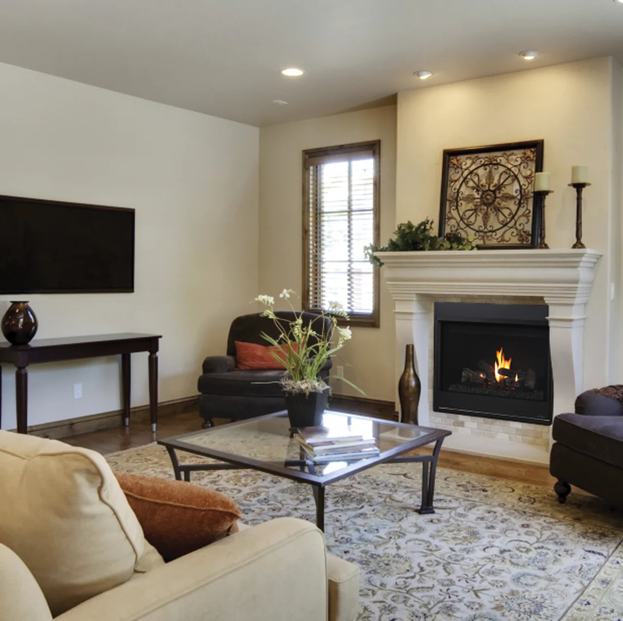 Superior DRT2045 Traditional Top/Rear Direct Vent Gas Fireplace