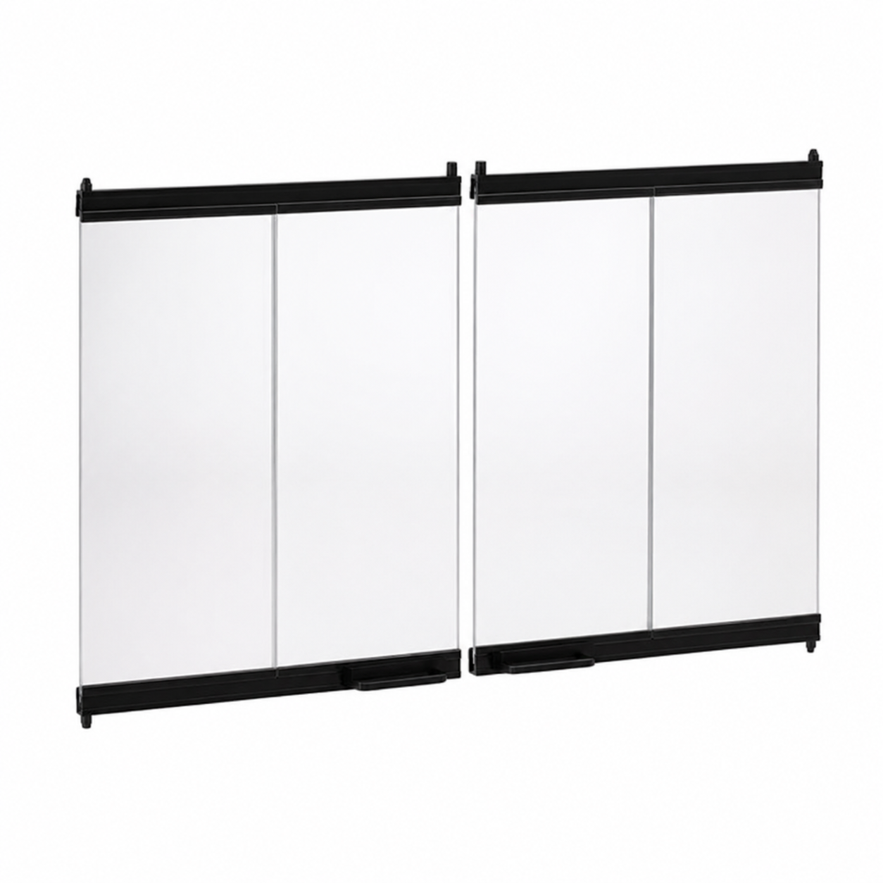 Superior BDMO48EA Mosaic Masonry 48" Ebony Ceramic Glass Bi-Fold Door