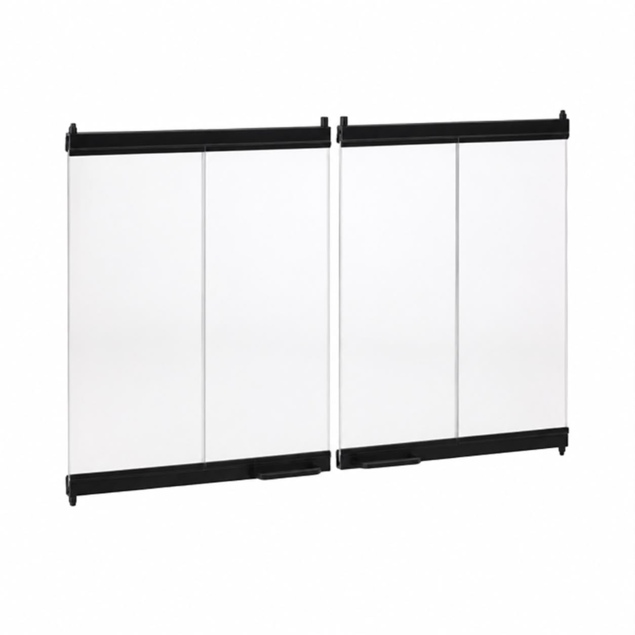 Superior BDO42 42" Black Outdoor Bi-Fold Glass Door