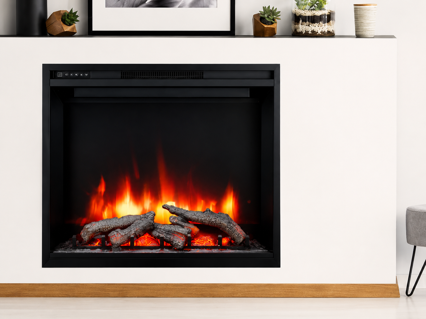 Superior ERT2036 36" Traditional Front-View Electric Fireplace