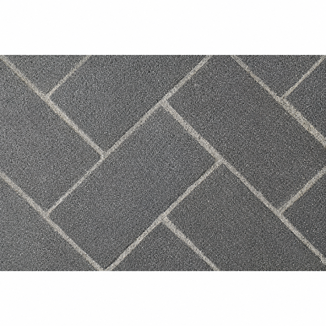 Superior MOSAIC36SGFH Mosaic Masonry 36" Slate Grey Full Herringbone Brick Liners