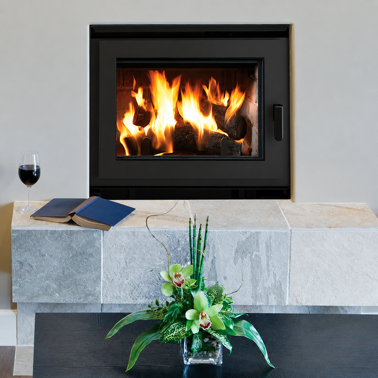 Superior WRT3920 20" EPA Certified Traditional Wood Fireplace With Refractory Panels