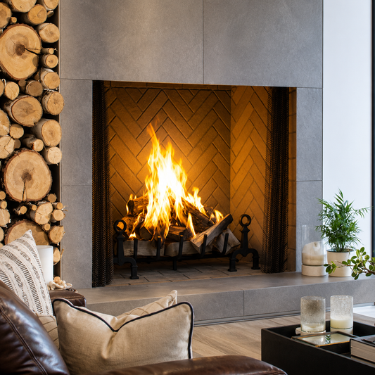 Superior WRT8048 48" Traditional Indoor Wood Burning Masonry Fireplace