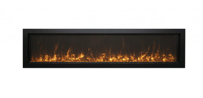 Amantii Panorama BI Indoor Outdoor 60" Extra Slim Electric Fireplace