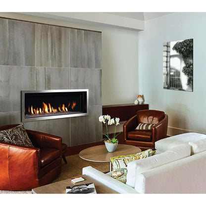 Kingsman Zero Clearance Natural Gas Direct Vent Linear Fireplace 47"