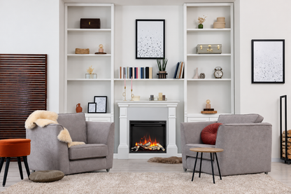 Napoleon NEFB36H-BS-2 Element 36" Built-in Electric Fireplace with Logs and Remote Control