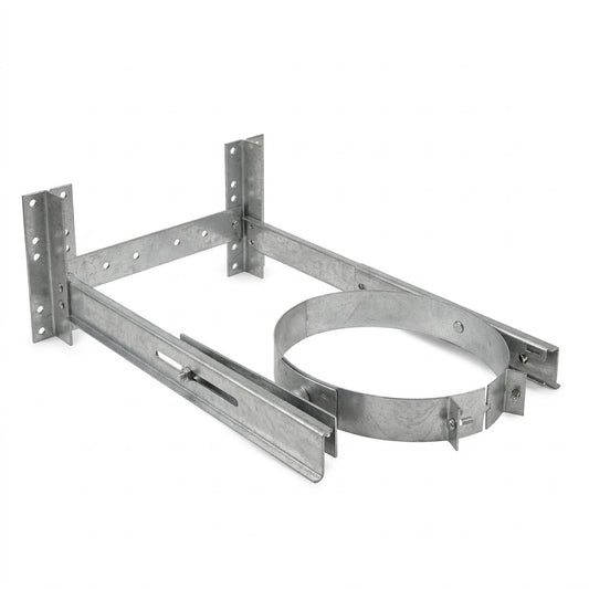 DuraVent 5DT-AWSX 5" and 7" DuraTech Galvalume Adjustable Extended Chimney Wall Strap