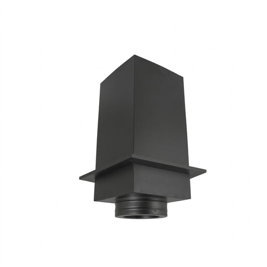DuraVent 5DT-CS36 5" x 36" DuraTech Black Square Chimney Ceiling Support Box