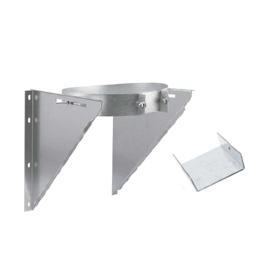 DuraVent 5DT-RES 5" and 7" DuraTech Adjustable Chimney Re-Support Bracket