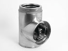 DuraVent 5DT-STSS 5" DuraTech Stainless Steel Standard Chimney Tee with Cap