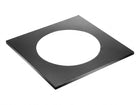DuraVent 5DT-TC 5"- 6" DuraTech Black Square Trim Collar for Round Ceiling Support Box