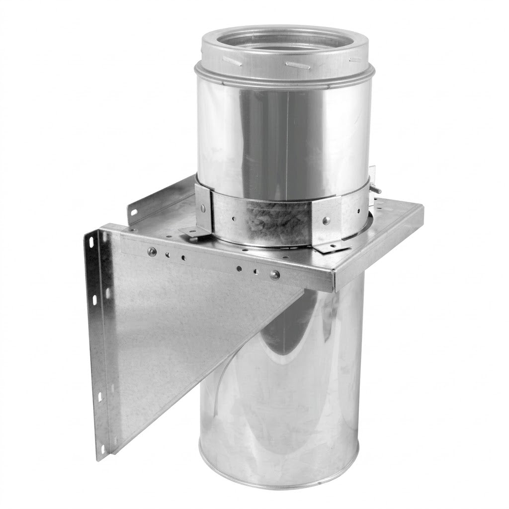 DuraVent 5DT-TSBSS 5" DuraTech Stainless Steel Adjustable Chimney Tee Support Bracket