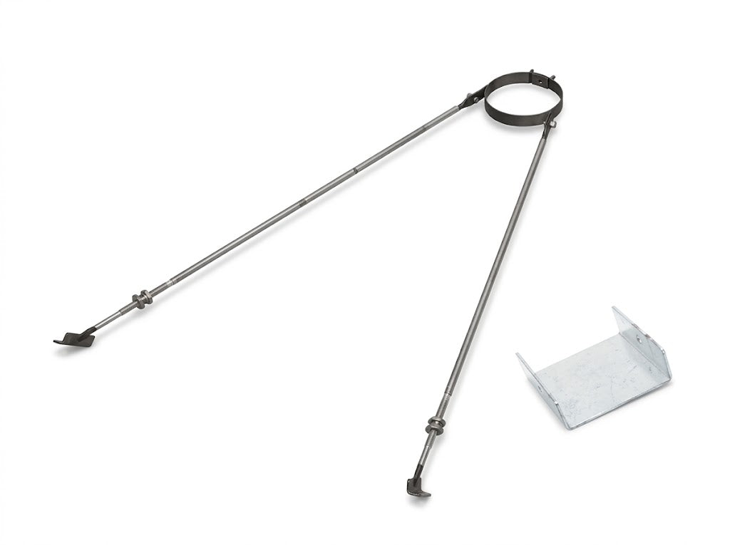 DuraVent 5DT-XRS 5" and 7" DuraTech Adjustable Extended Chimney Roof Bracket