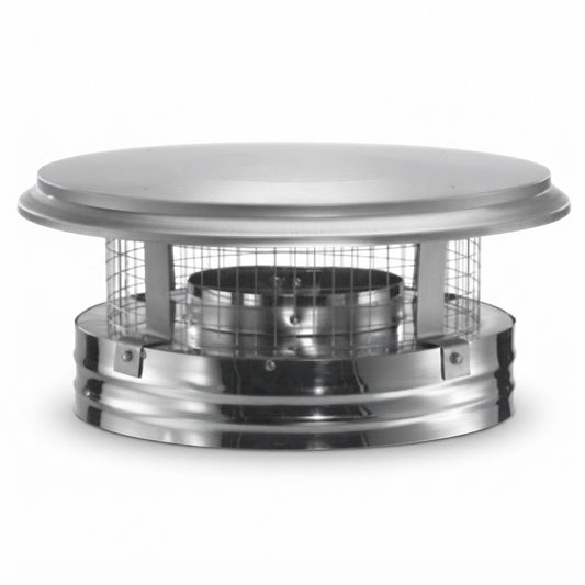 DuraVent 6DP-VC 6" DuraPlus Stainless Steel Chimney Cap