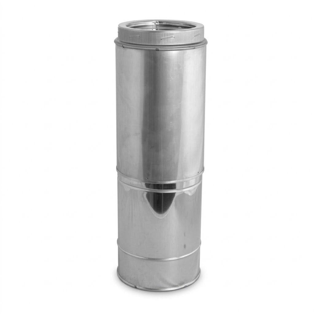 DuraVent 6DT-21TASS 6" DuraTech 14"–22" Stainless Steel Adjustable Chimney Pipe