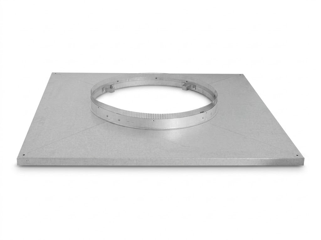 DuraVent 6DT-CTF 6" DuraTech Galvalume Chimney Chase Top Flashing