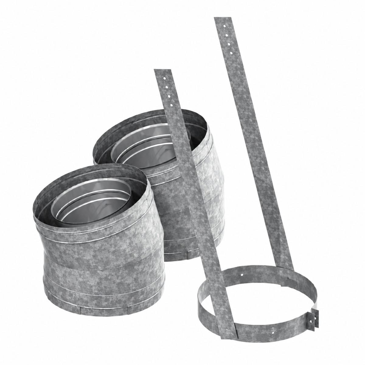 DuraVent 8DCA-E15K 8" DuraChimney II 15-Degree Elbow Kit
