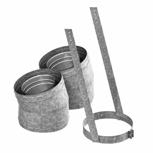 DuraVent 8DCA-E15K 8" DuraChimney II 15-Degree Elbow Kit