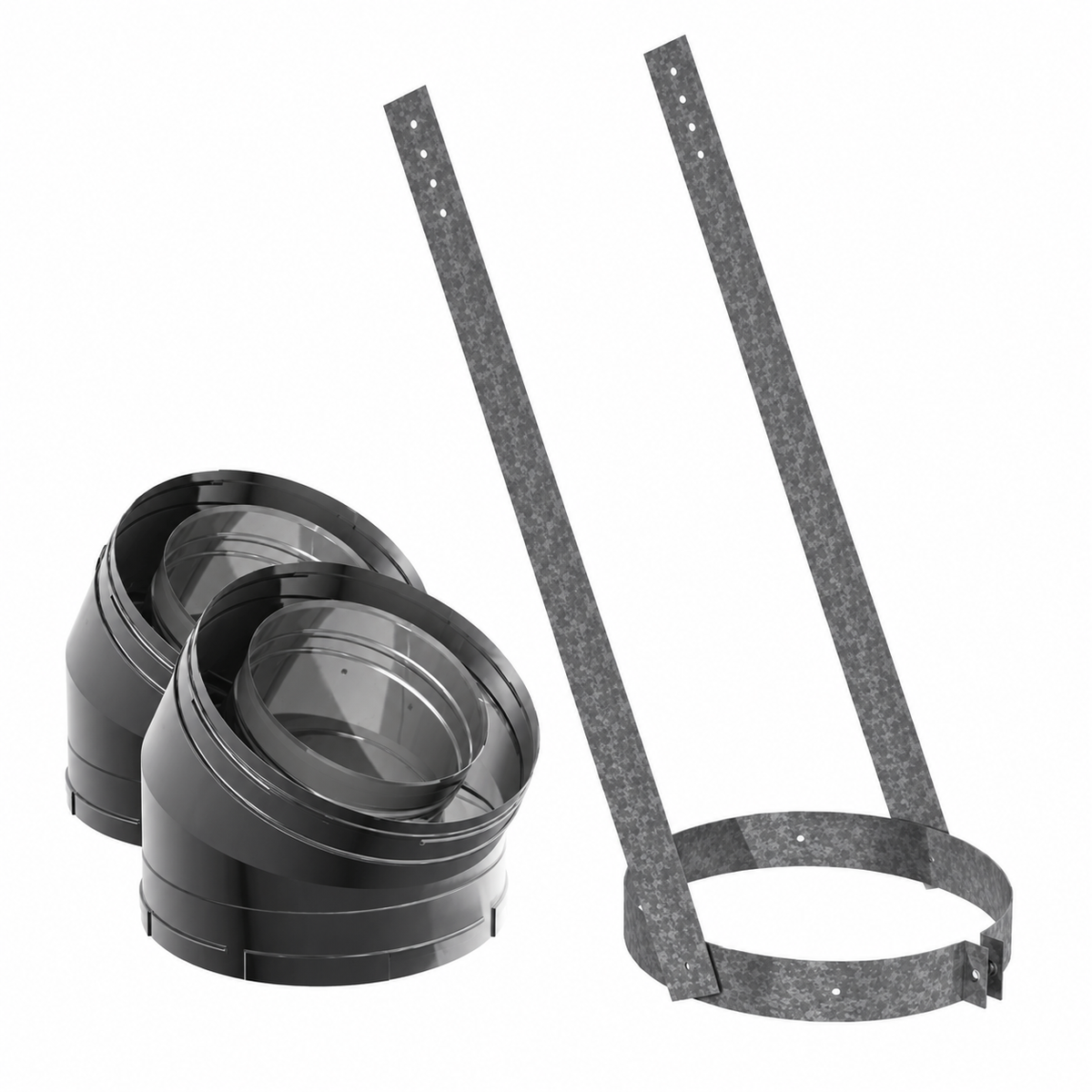DuraVent 8DCA-E30K 8" DuraChimney II 30-Degree Elbow Kit