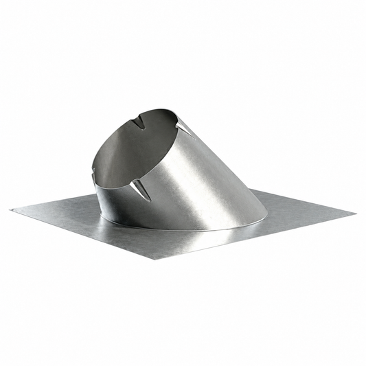 DuraVent 8DCA-F6 8" DuraChimney II 0/12 - 6/12 Pitch Roof Flashing