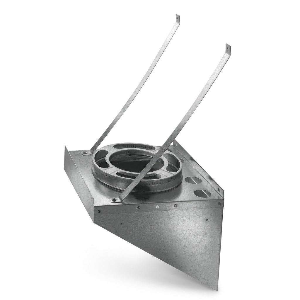 DuraVent 8DP-TSBSS 8" DuraPlus Stainless Steel Chimney Tee Support Bracket