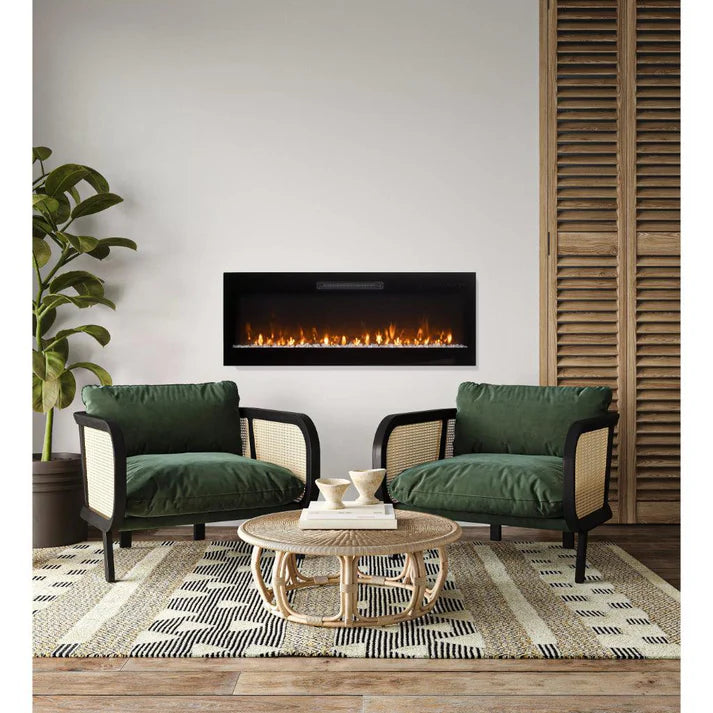 Amantii Fire & Ice 50" Linear Wall-Mounted Electric Fireplace