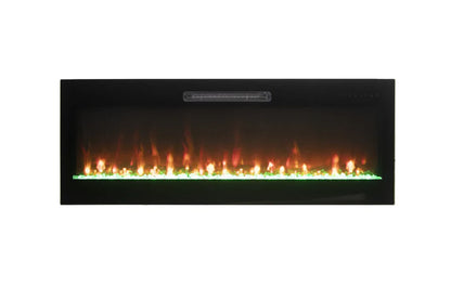 Amantii Fire & Ice 50" Linear Wall-Mounted Electric Fireplace
