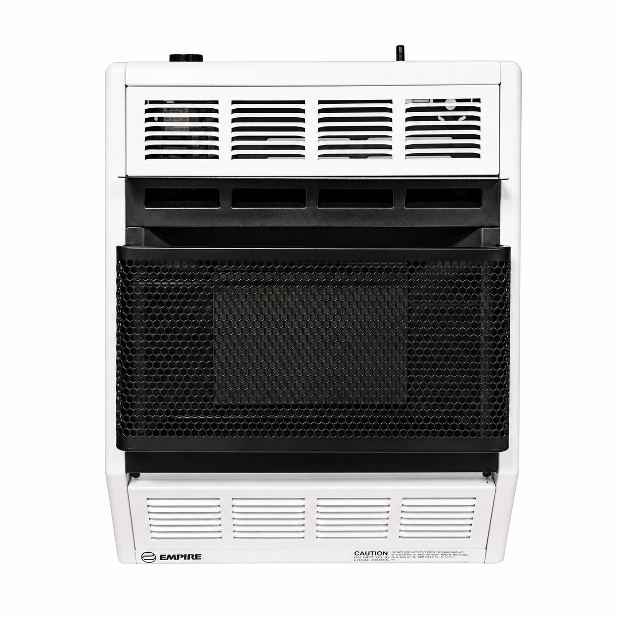 Empire 18" White Vent Free Blue Flame Heater 10,000 BTU with Thermostat Control