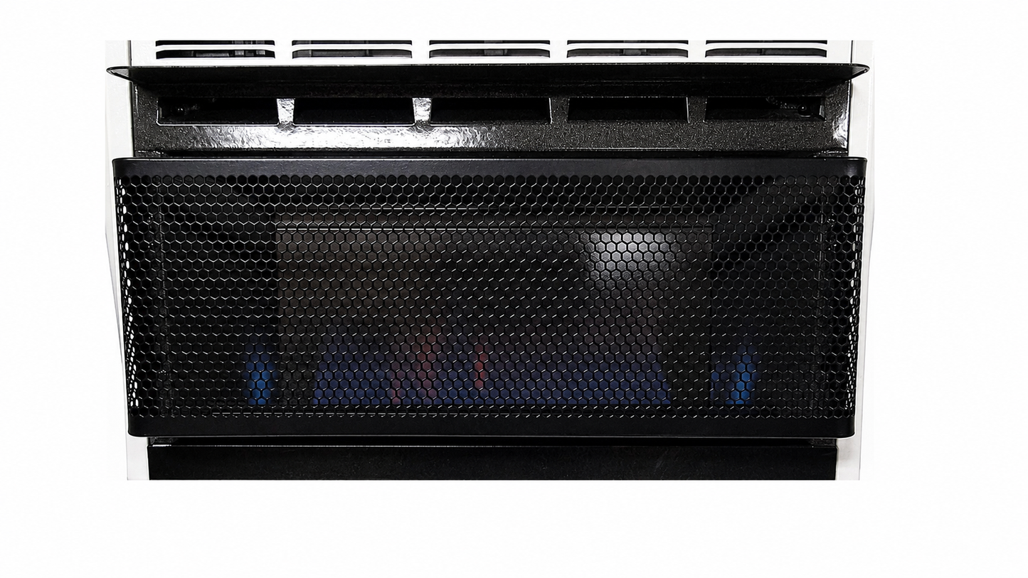 Empire 18" White Vent Free Blue Flame Heater 10,000 BTU with Thermostat Control