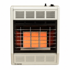 Empire 18" White Vent Free Infrared Heater 18,000 BTU with Manual Control