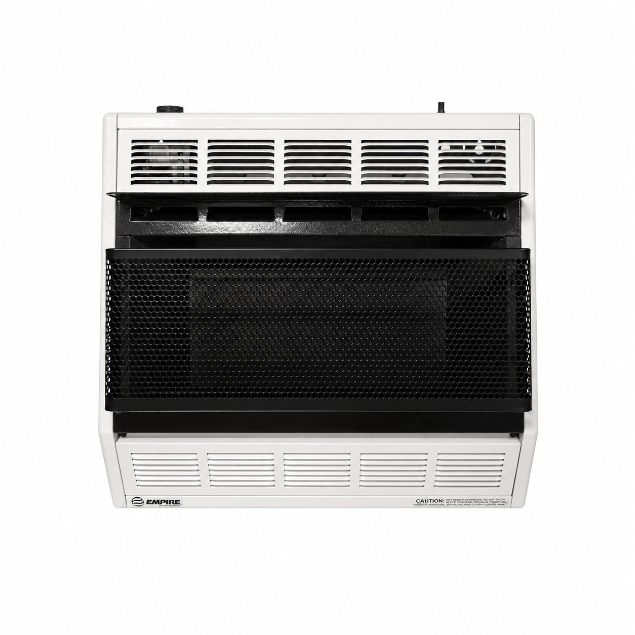 Empire 24" White Vent Free Blue Flame Heater 30,000 BTU with Thermostat Control