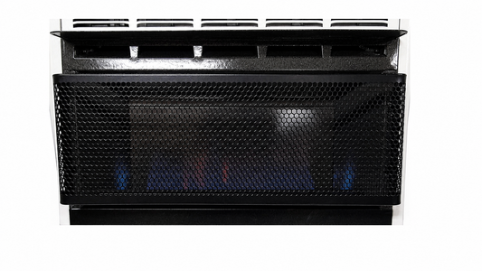 Empire 24" White Vent Free Blue Flame Heater 30,000 BTU with Thermostat Control