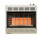 Empire 24" White Vent Free Infrared Heater 30,000 BTU with Manual Control
