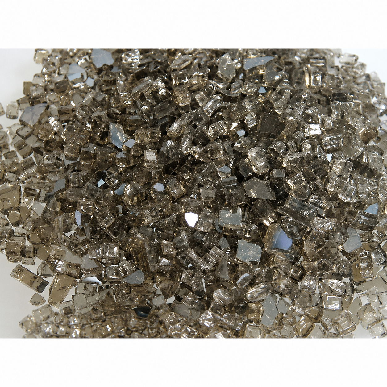 Empire 8x DG1BZR Bronze Reflective Decorative Crushed Glass Media (8 Sq. Ft.)