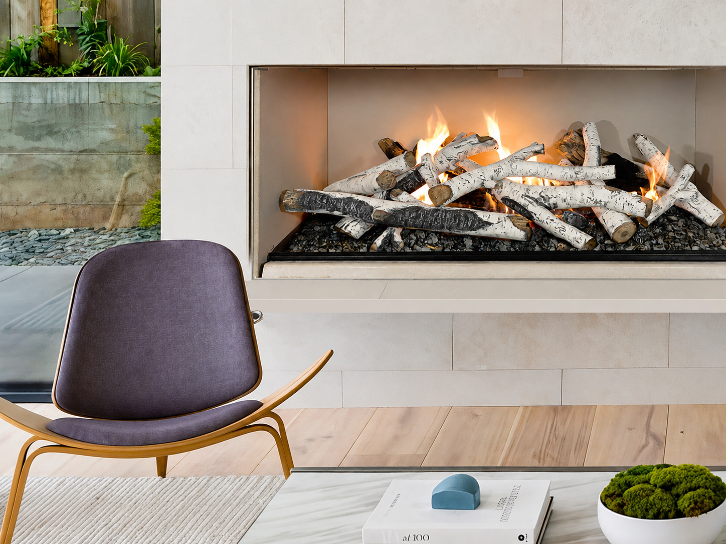 Empire Aspen 60" Linear Wood Firebox WB60LFB0F