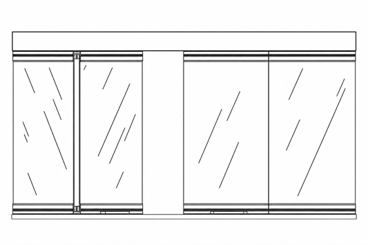 Empire BDO36SS Stainless Steel Bi-Fold Glass Door for 36" Carol Rose Coastal Premium Outdoor Firebox