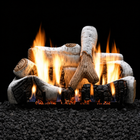 Empire Birch Ceramic Fiber 4 Piece Vented/Vent-Free Gas Log Set