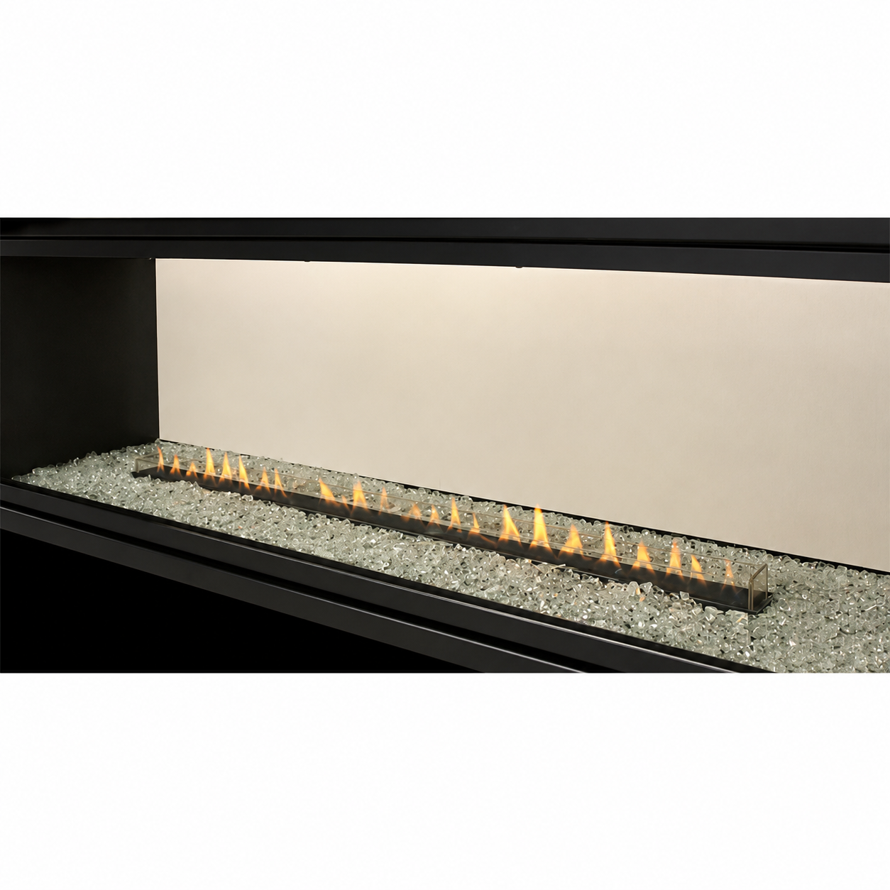 Empire Boulevard 48" Linear Vent Free Contemporary See Through Gas Fireplace
